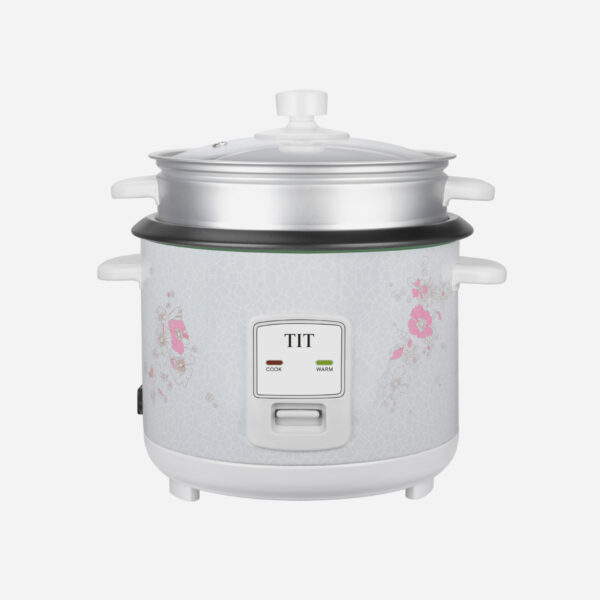 TIT Electric Rice Cooker, 1.5L Capacity, 500W, Model TR-105M, White