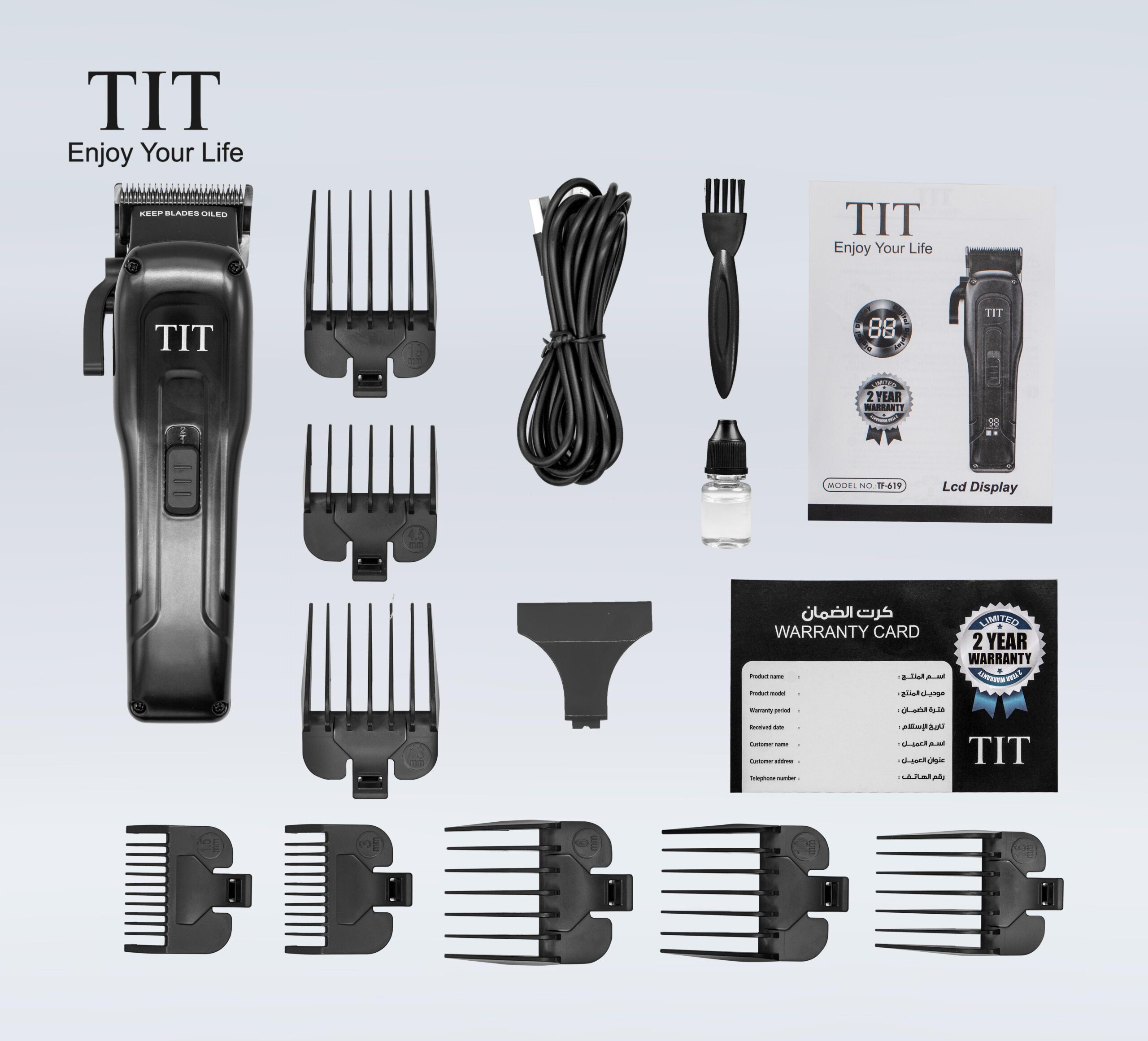 TIT Professional Beard Trimmer | TF-619