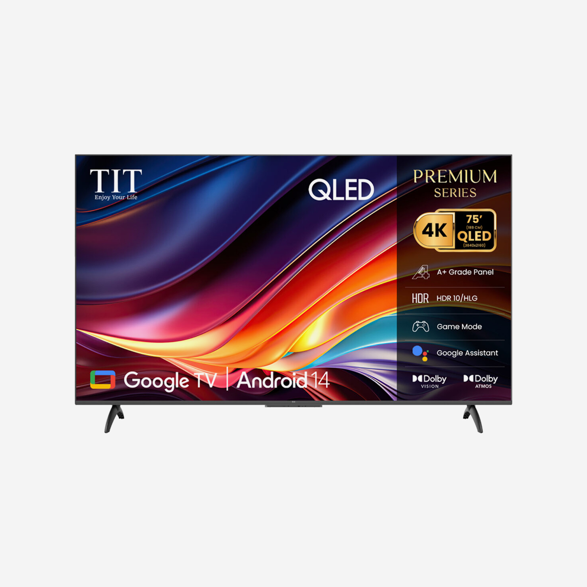 TIT 75-inch 4K QLED Google TV | TI75QG2025