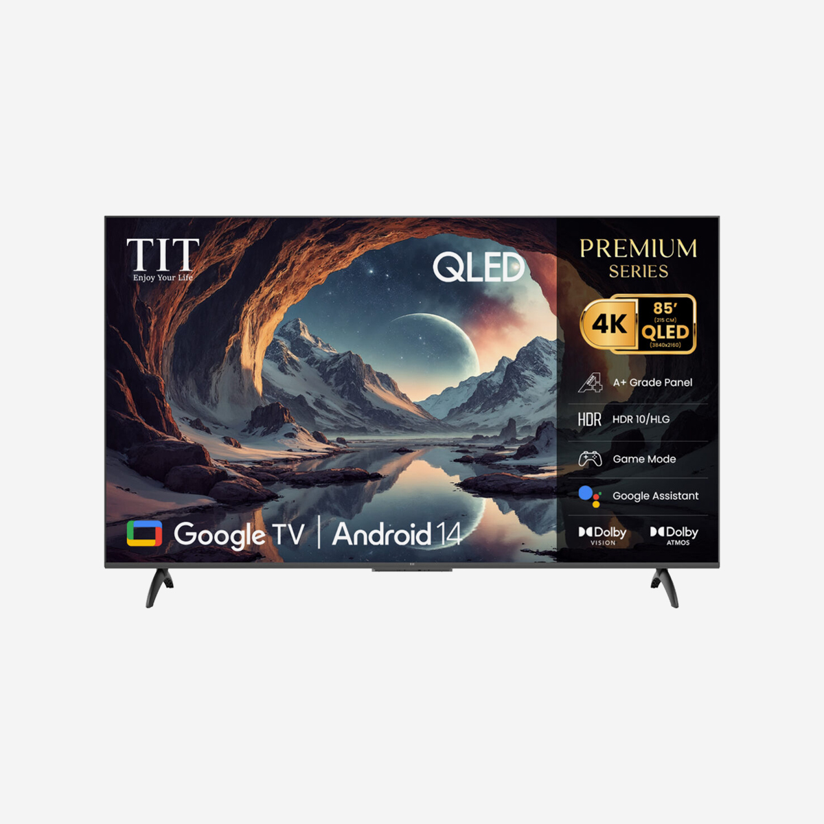 TIT 85-inch 4K QLED Google TV | TI85QG2025