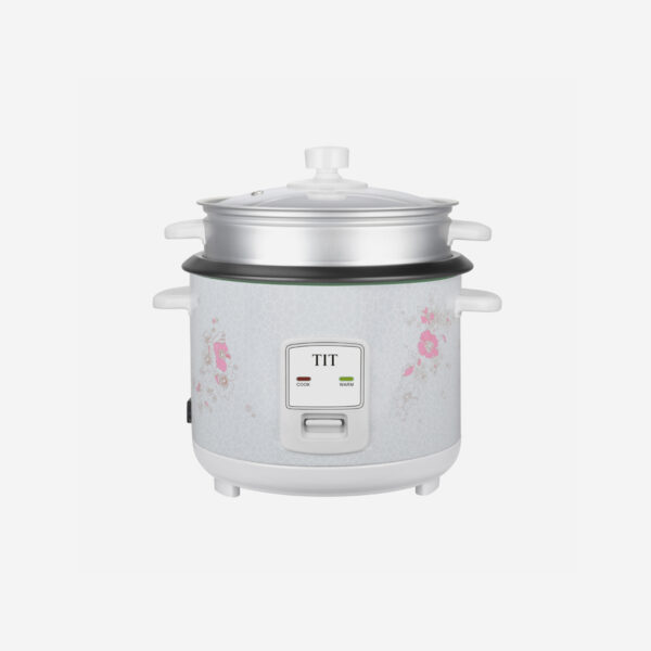 TIT Electric Rice Cooker, 1.5L Capacity, 500W, Model TR-105M, White