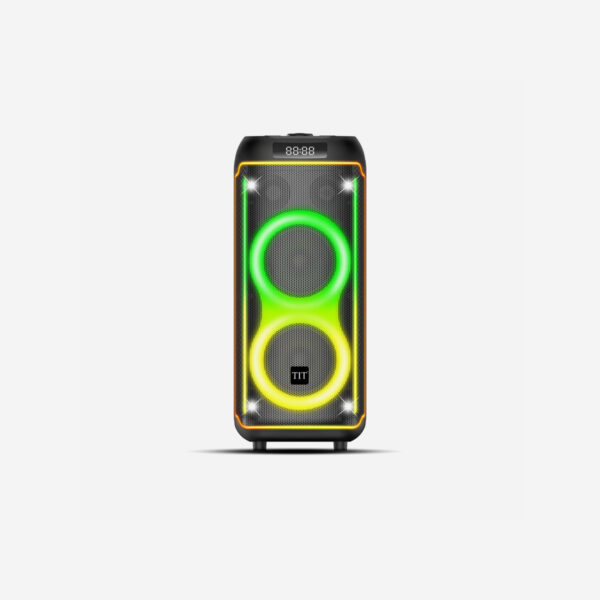 TIT Portable Bluetooth Karaoke Speaker with USB/TF Card, FM Radio, and Wireless Mic – 60W | TS 6504