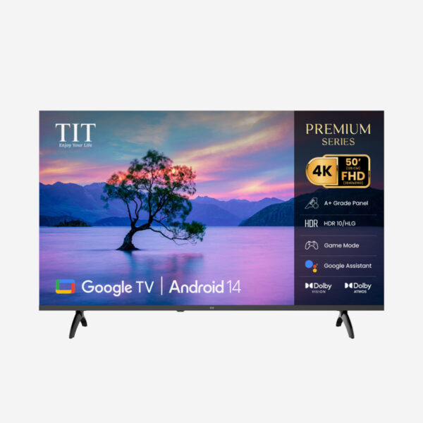 TIT 50-inch 4K UHD Smart QLED TV | TI50G2025