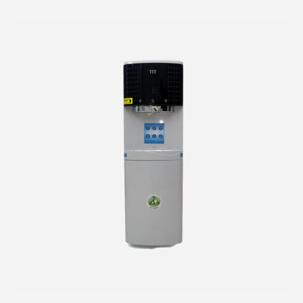 TIT Water Dispenser Stand 3 Taps Hot/ Cold and Normal, 630W, White/Black | TW-T014