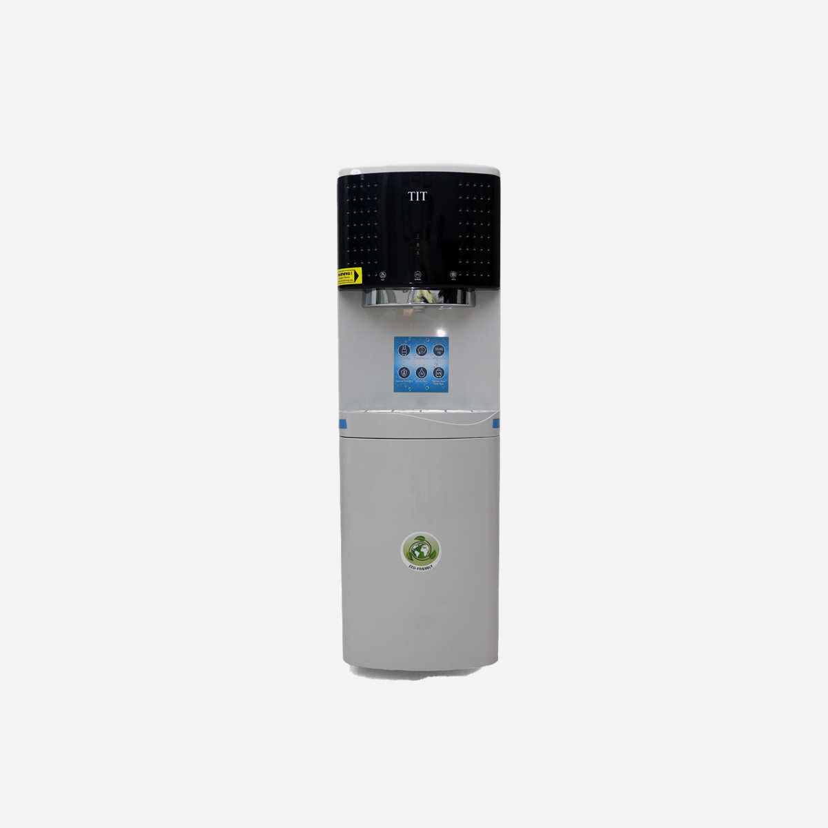 TIT Water Dispenser Stand 3 Taps Hot/ Cold and Normal, 630W, White/Black | TW-T014